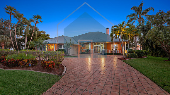Real estate twilight photo